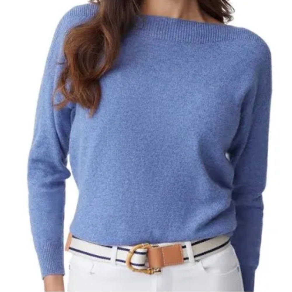J. Mclaughlin Cashmere Boat Neck Sweater - image 1